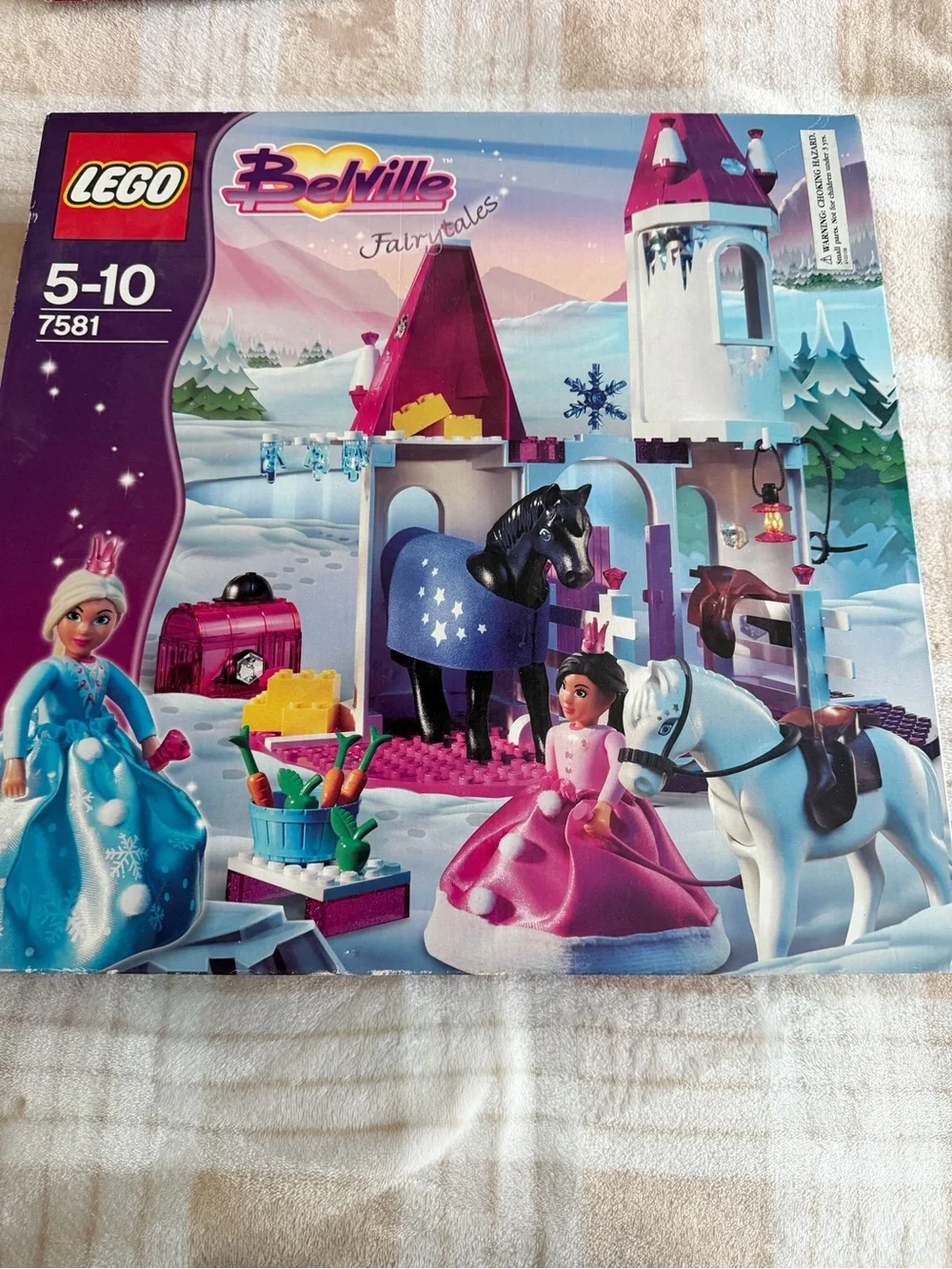 LEGO Belville Princess Castle Playset in Pink, Blue, White